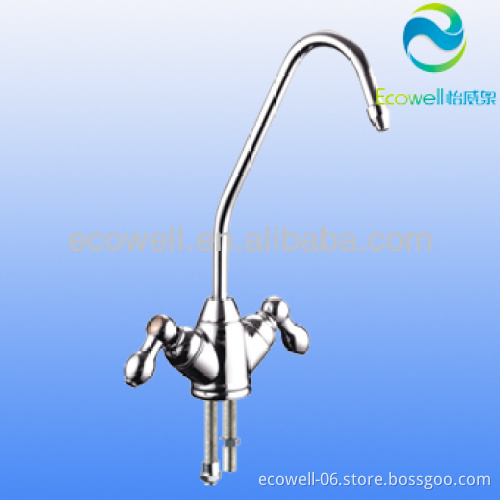 Luxury goose double-barrelled drinking water faucet